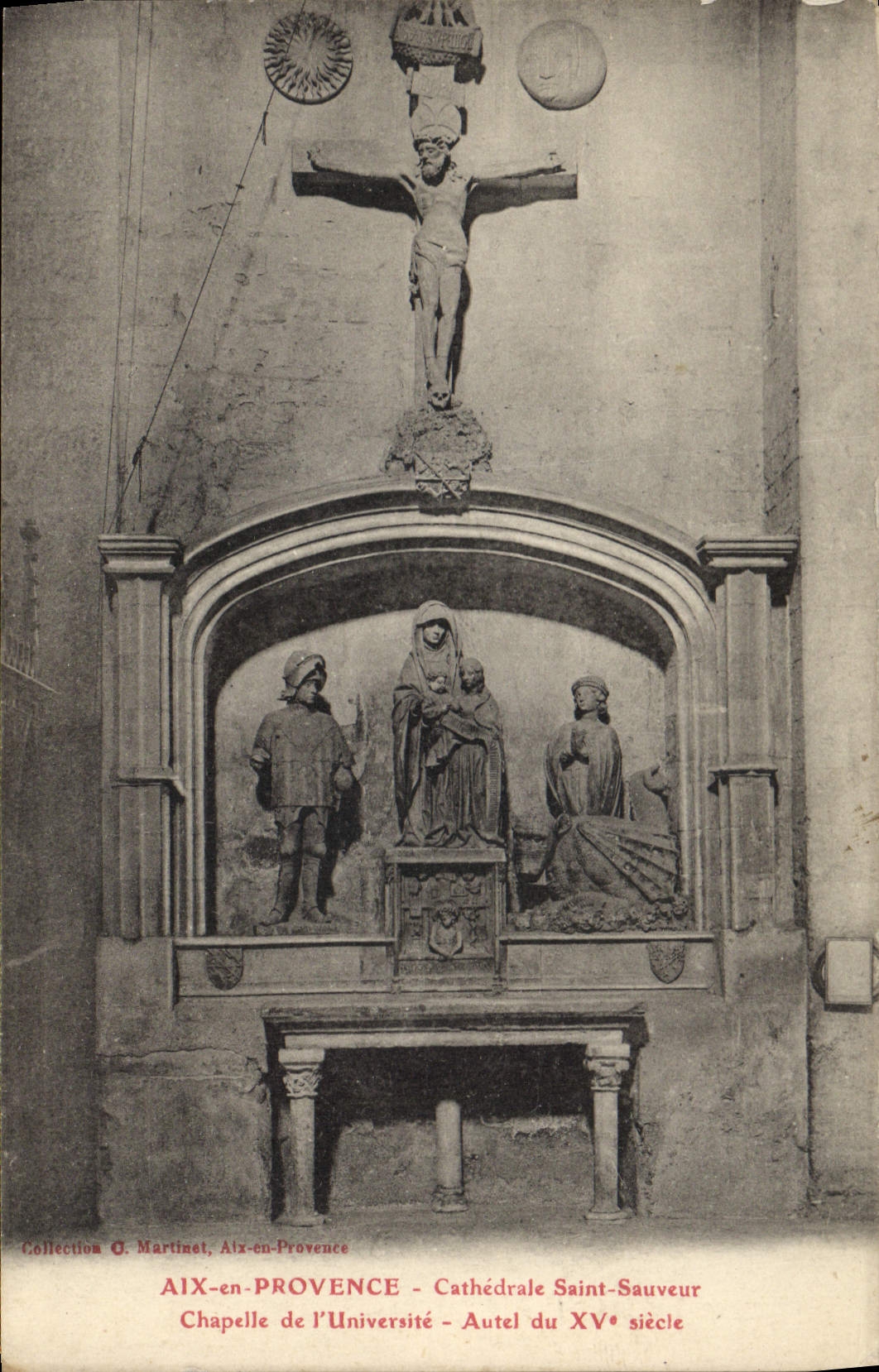 Aix-en-Provence - Cathédrale Saint-Sauveur - Autel du XVᵉ siècle