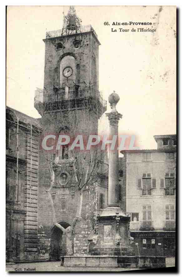 Aix-en-Provence — La Tour de l'Horloge — G. Réllund, n°66