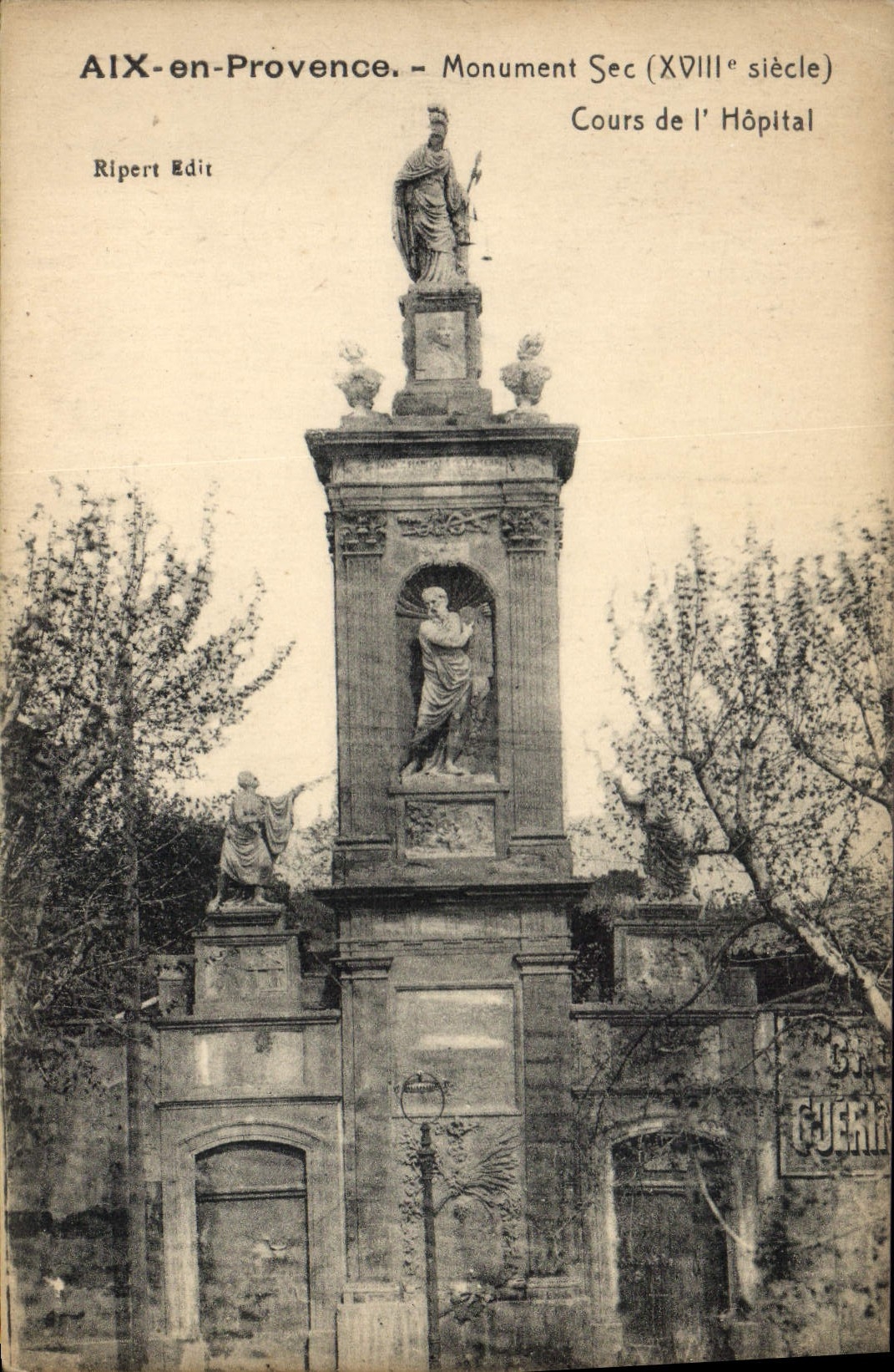 Aix-en-Provence — Monument Sec (XVIIIe siècle) — Ripert Edit