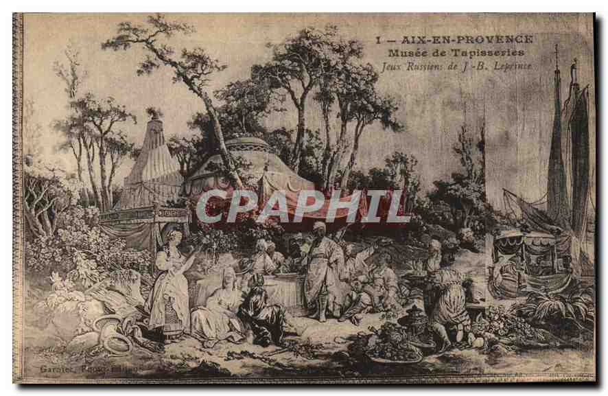 Aix-en-Provence — Musée de Tapisseries, Jeux Russien de J.-B. Leperrin — Garnier, Paris, Éditeur