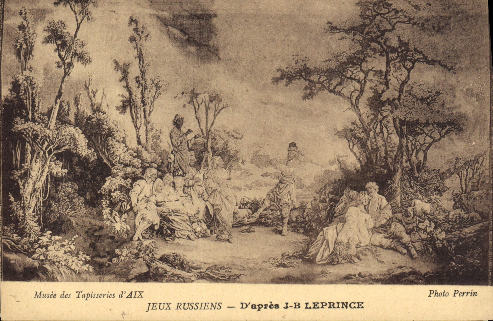 Jeux Russiens — D'après J-B Leprince — Musée des Tapisseries d'Aix — Photo Perrin