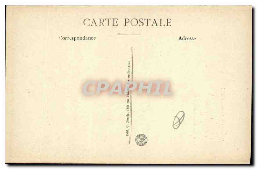 Musée des Tapisseries — Don Quichotte dans la Grotte de Montaigne — d'après C.J. Natoire — Verso