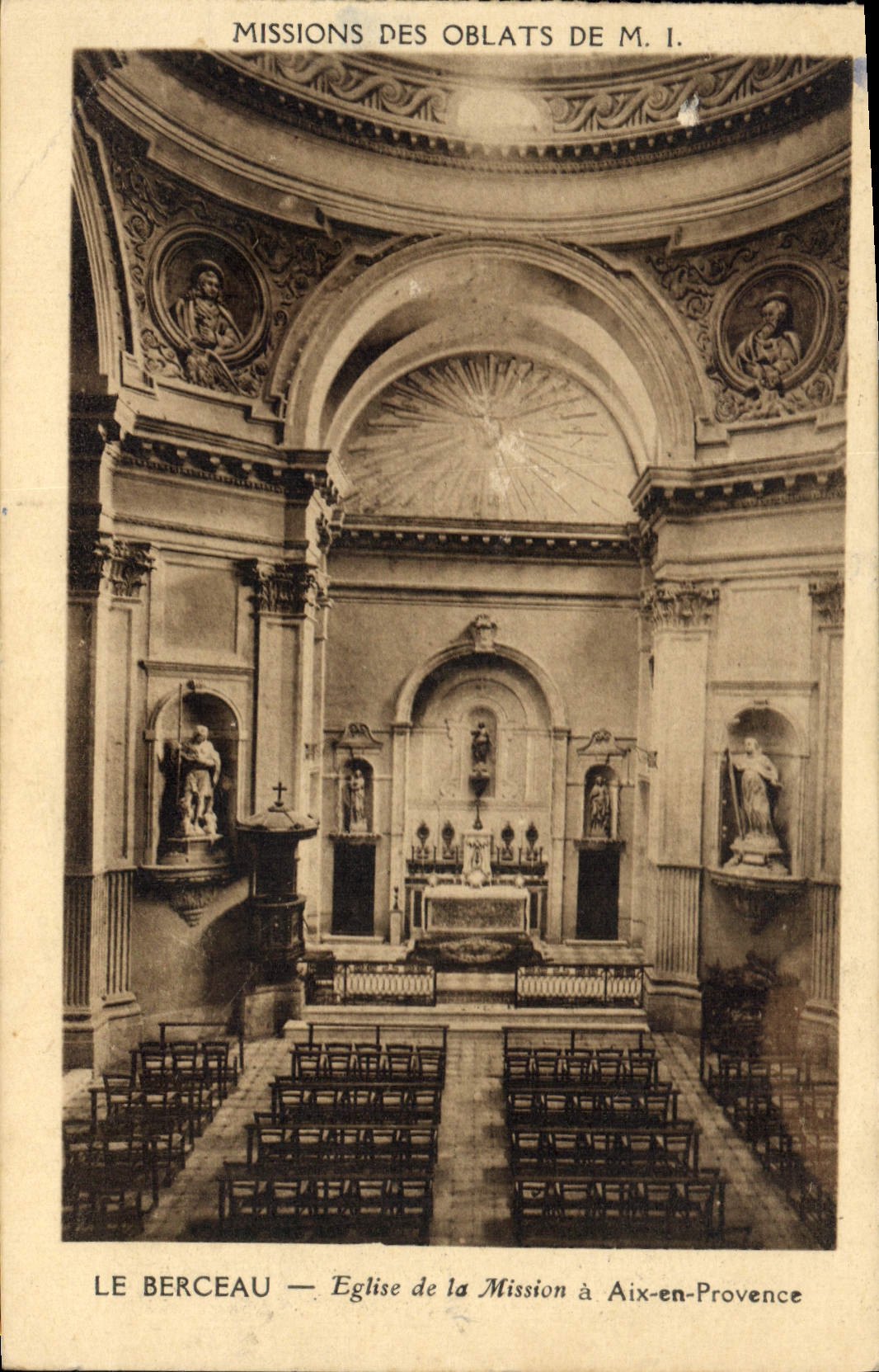 Le Berceau — Église de la Mission à Aix-en-Provence — Missions des Oblats de M. I.