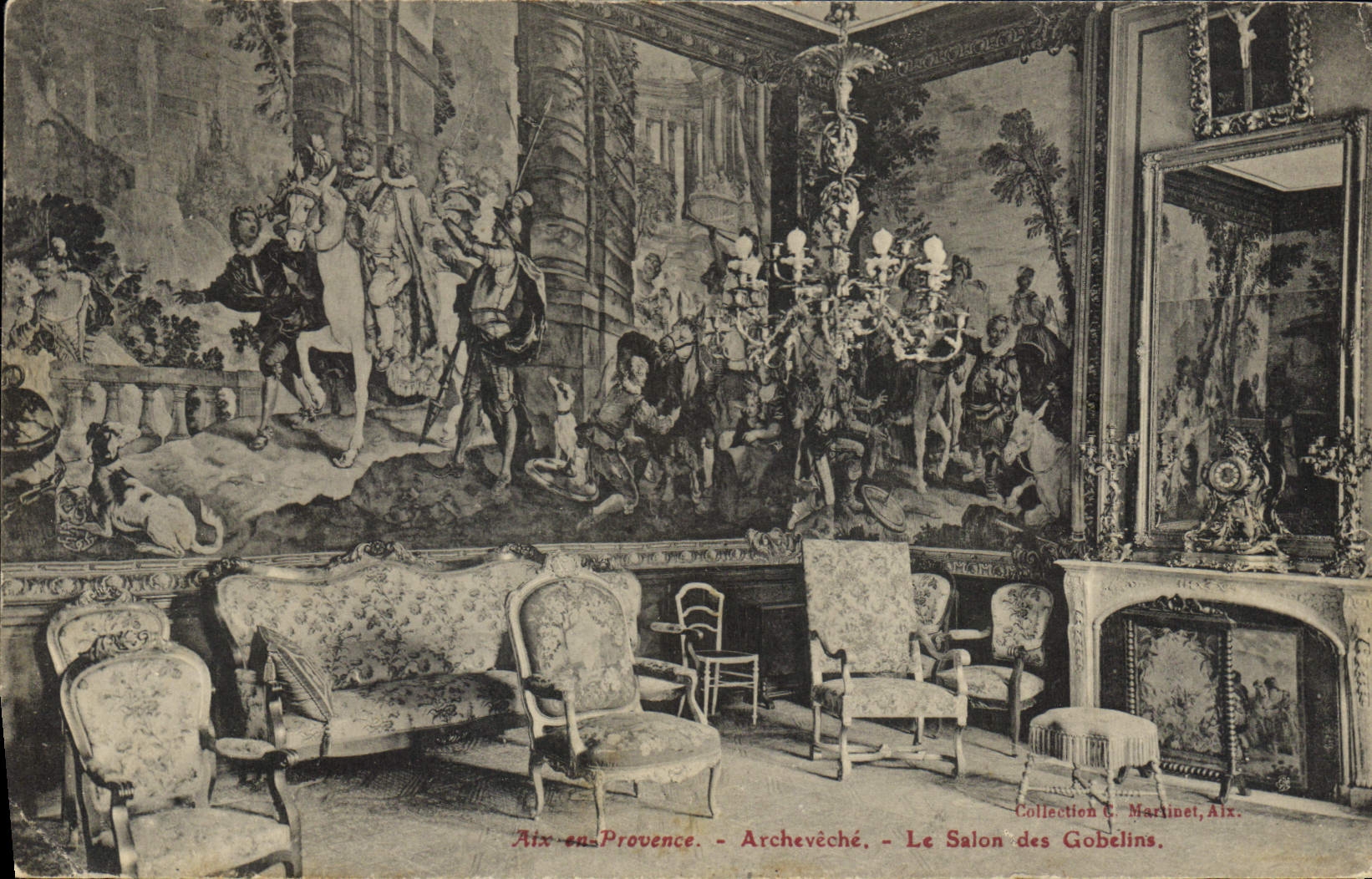 Aix-en-Provence - Erzbistum - Der Gobelins-Saal — Sammlung G. Martinet, Aix