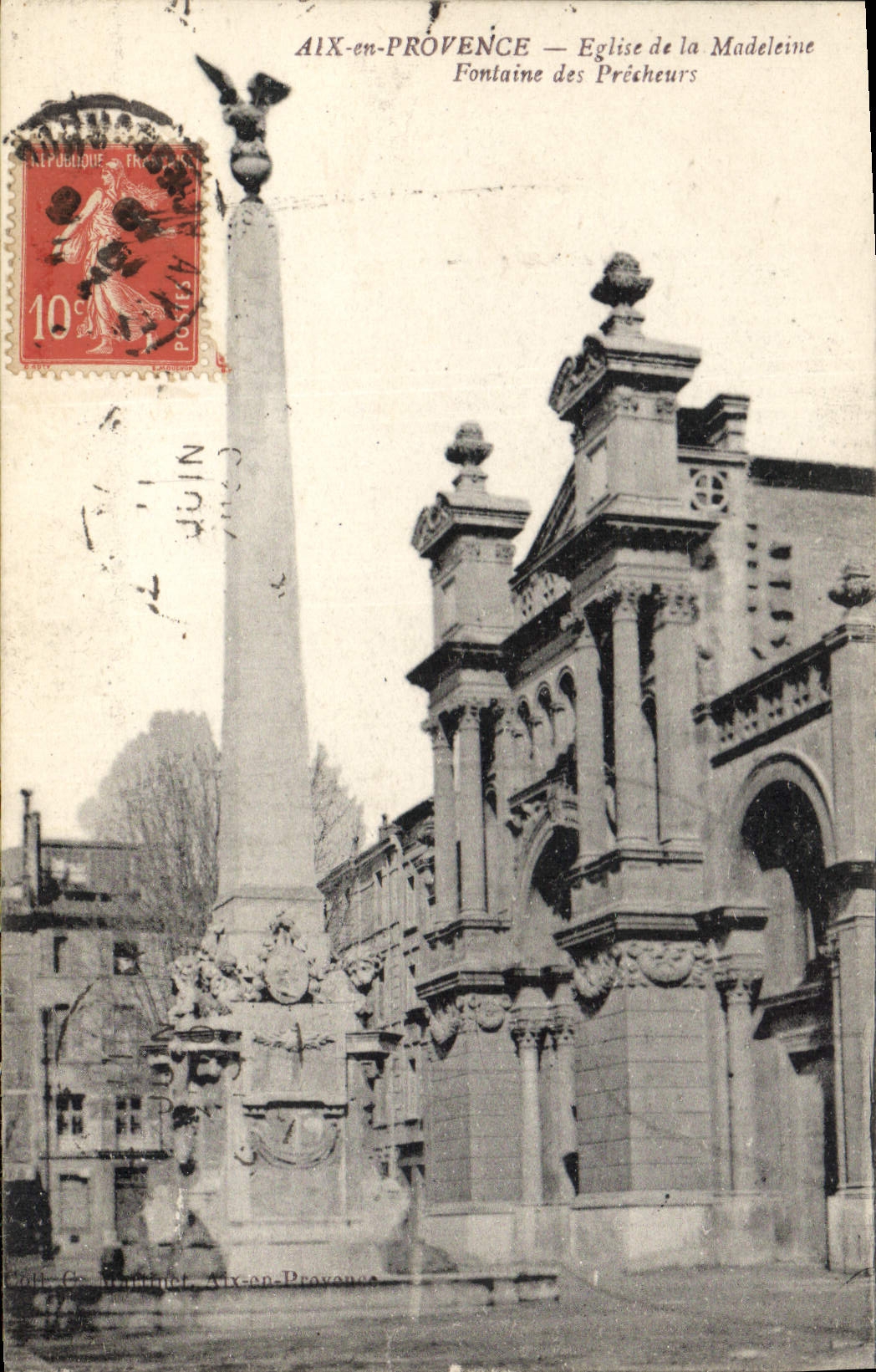 Aix-en-Provence — Église de la Madeleine — Fontaine des Prêcheurs