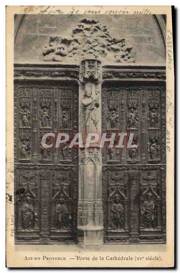 Aix-en-Provence — Porte de la Cathédrale (xve siècle).