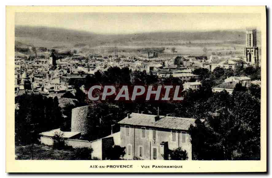 CPA Aix en Provence vue panoramique 