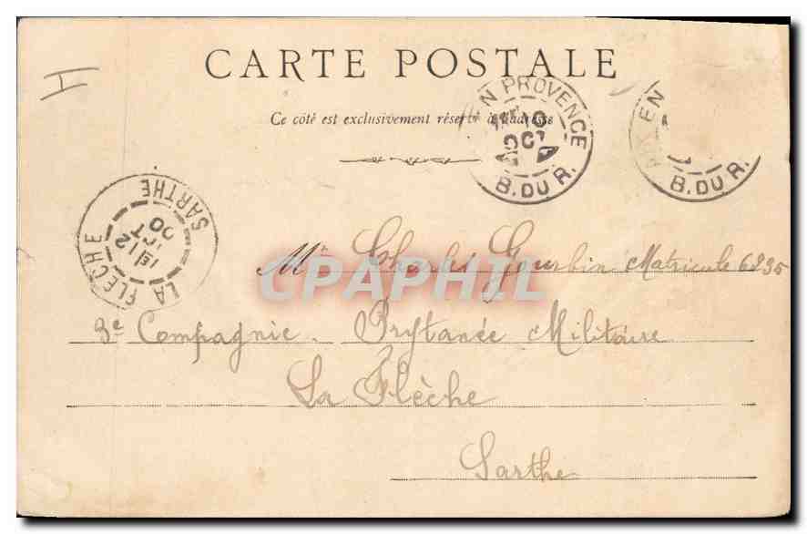 Metropolitane Basilika von St-Sauveur — Aix-en-Provence — Verlag nicht sichtbar — Rückseite