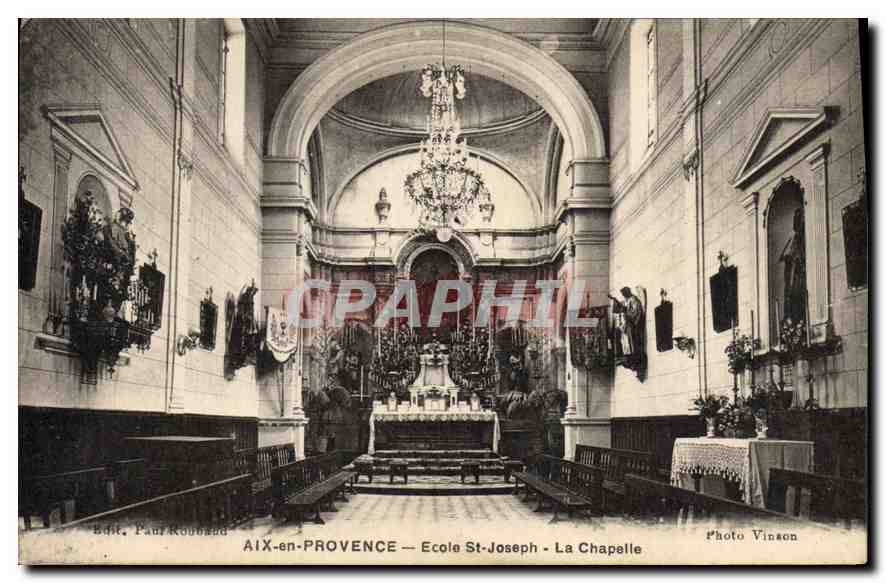 AIX-en-PROVENCE — Schule Saint-Joseph - Die Kapelle — Photo Vinson