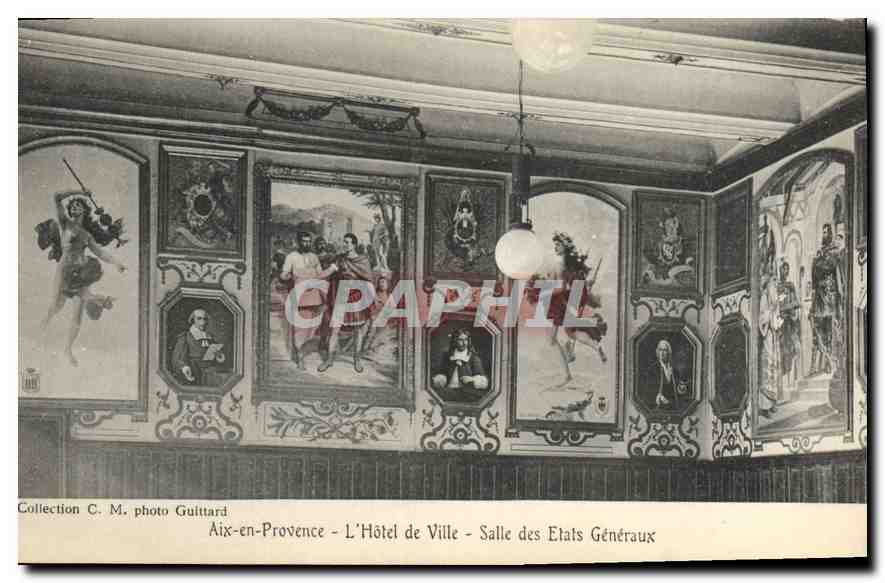 Aix-en-Provence - L'Hôtel de Ville - Salle des États Généraux — photo Guittard