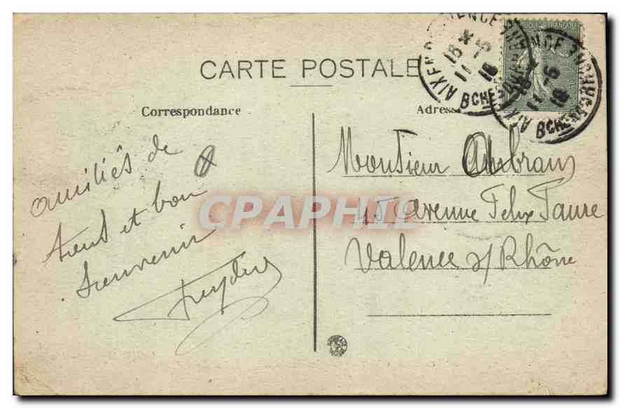 AIX-en-PROVENCE — Ancien Archevêché — Salon des Gobelins — Coll. C. Martinet - Aix — Reverso