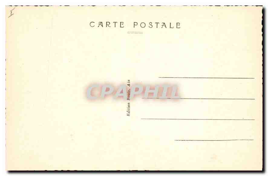 AIX-en PROVENCE — Hôtel de Ville — Édition Louis, Aix — Rückseite