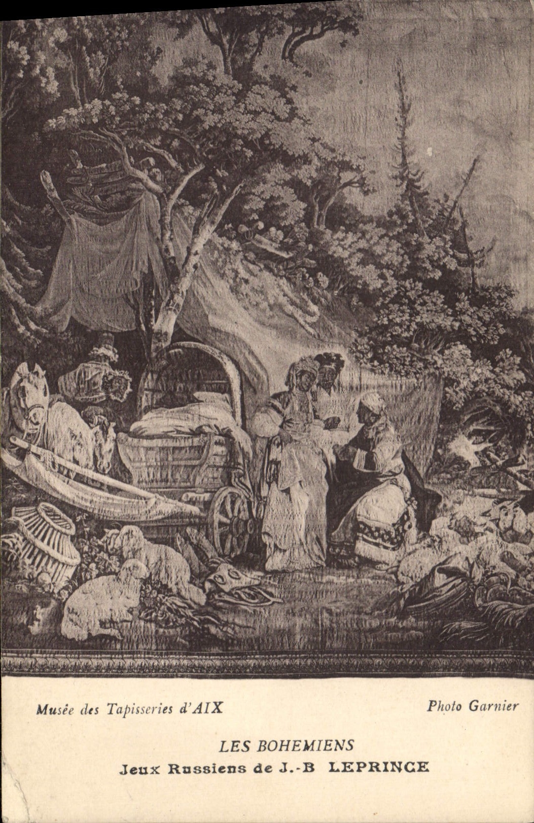 Les Bohémiens — Jeux Russiens de J.-B. Leprince — Musée des Tapisseries d'Aix, Photo Garnier