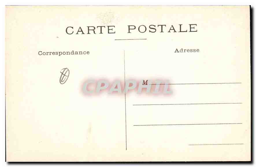Aix-en-Provence — Hôtel de Châteaurenard — Buste de Pallas et l'Astrologie avec des Génies — Germanet, édit. — Rückseite