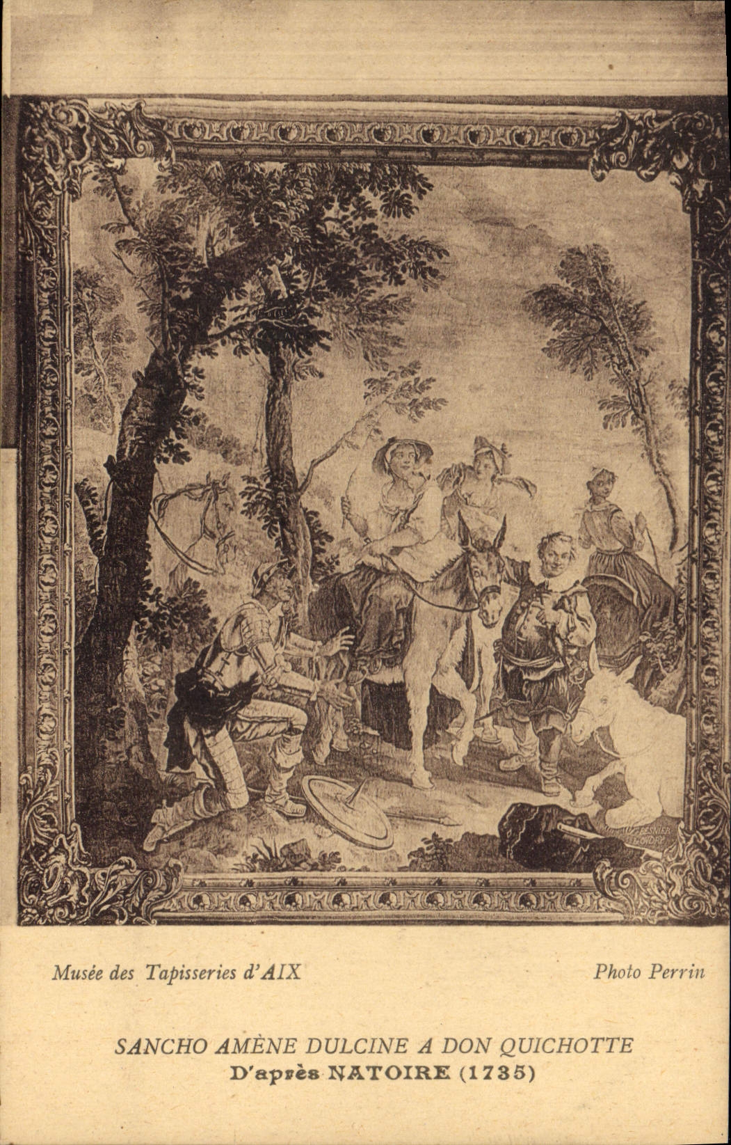 Sancho Amène Dulcine à Don Quichotte — Musée des Tapisseries d'Aix — Photo Perrin