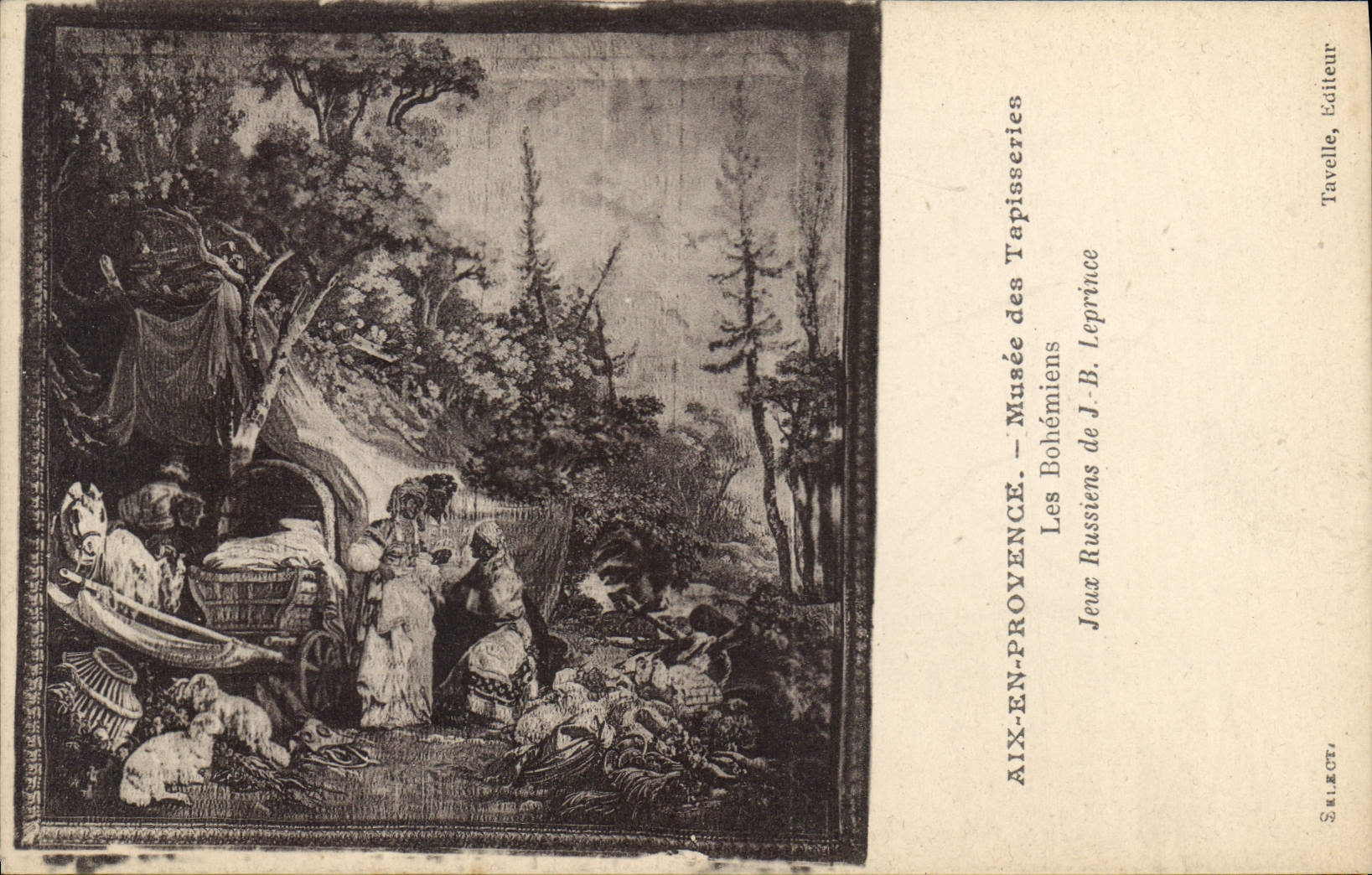 Aix-en-Provence — Musée des Bohémiens — Jeux Russiens de J.-B. Leprince — Tavelle, Éditeur