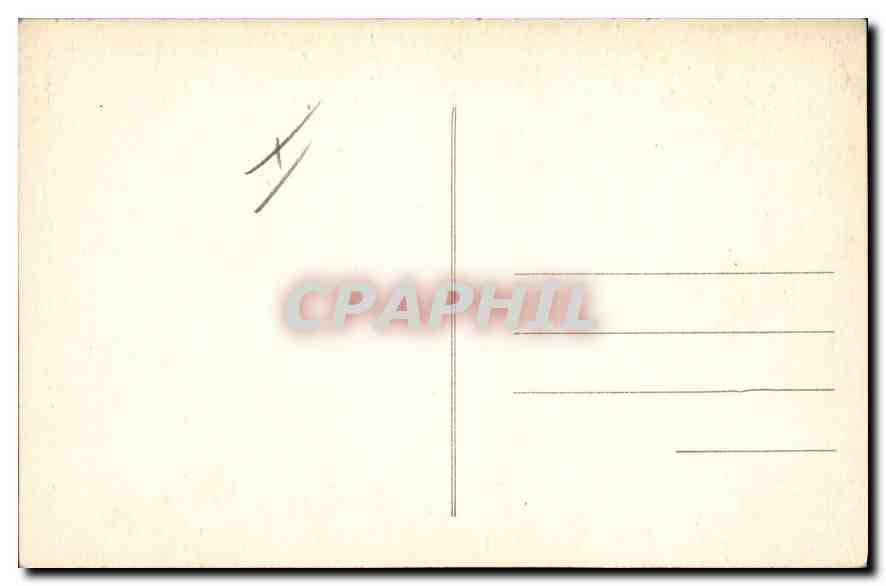 Tarjeta postal antigua Aix en Provence place Forbin estatua del Rey René — Reverso
