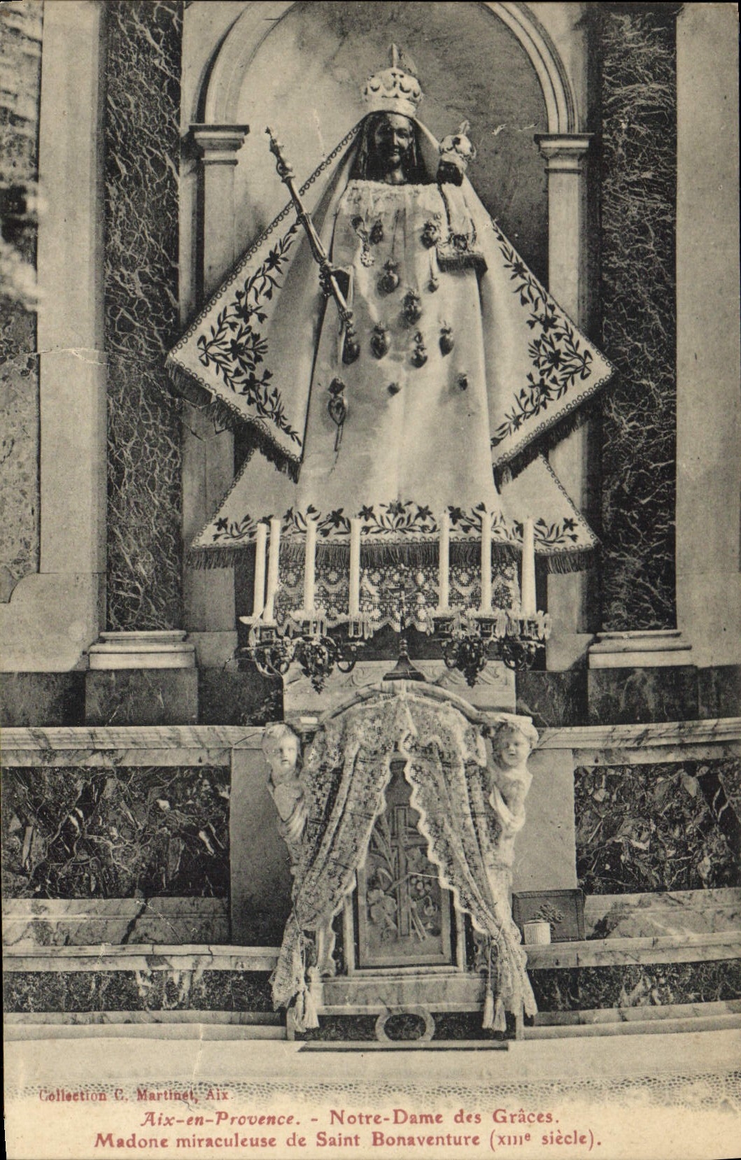 Madone miraculeuse de Saint Bonaventure — Aix-en-Provence — Collection C. Martingal