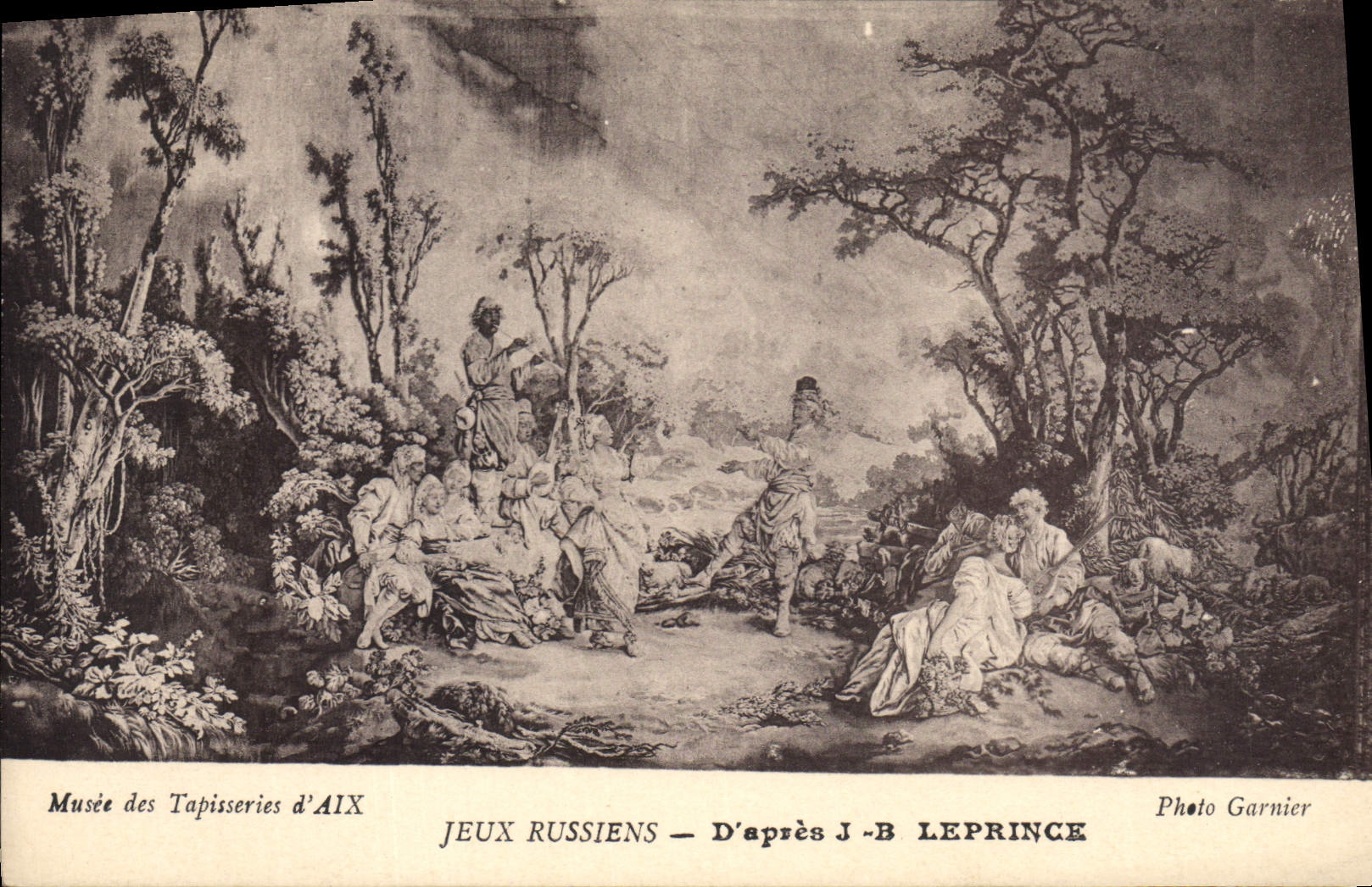 Jeux Russiens — D'après J-B Leprince — Musée des Tapisseries d'Aix