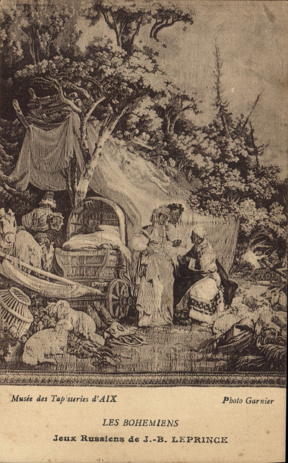 Les Bohémiens — Jeux Russiens de J.-B. Leprince — Musée des Tapisseries d'Aix, Photo Garnier