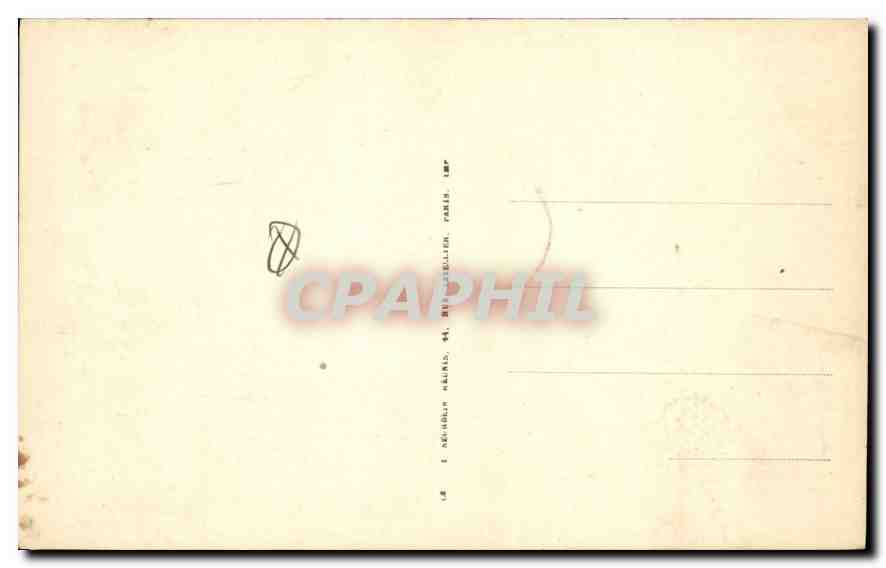 Aix-en-Provence — Vieille Porte à Cariatides — Hôtel d'Espagnet Cour Mirabeau — L.L. n°67 — Verso