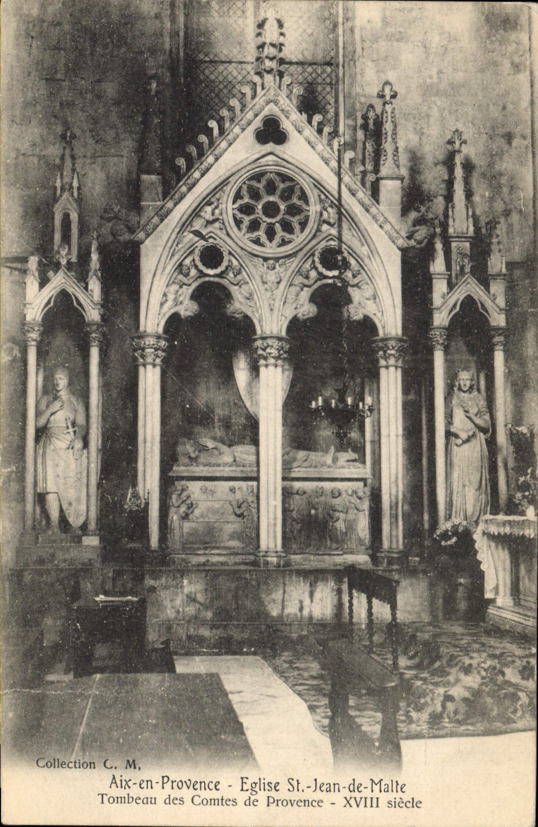 Aix-en-Provence - Église St-Jean-de-Malte - Tombeau des Comtes de Provence - XVIIIe siècle