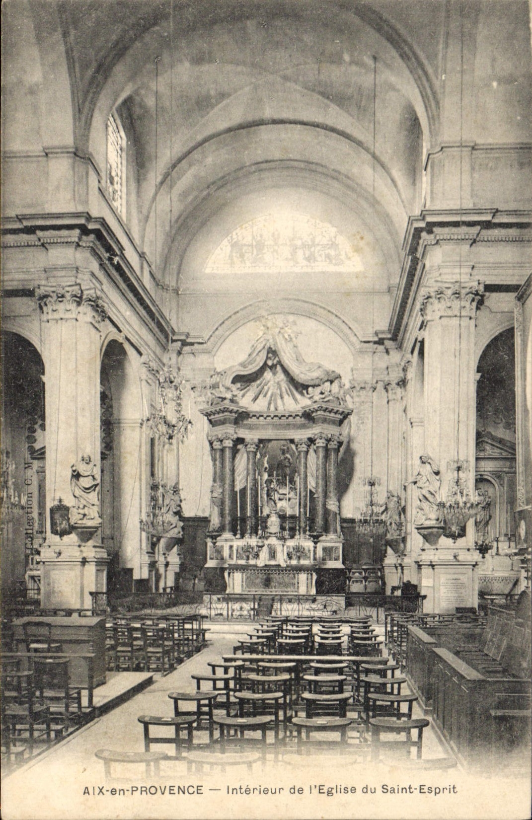 AIX-en-PROVENCE — Intérieur de l'Église du Saint-Esprit — Collection C. M.