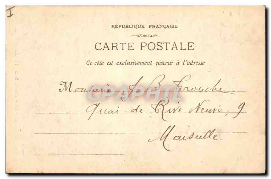 Aix-en-Provence — Porte Sculptée de la Cathédrale — E. Jaussaud Editeur - 20 — Verso