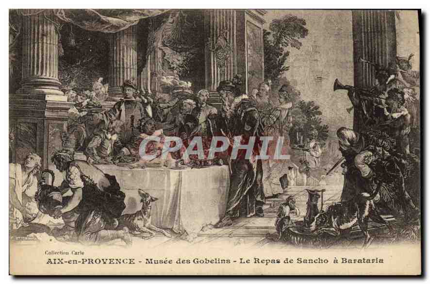 Aix-en-Provence - Musée des Gobelins - Le Repas de Sancho à Barataria — Gallettin Carle