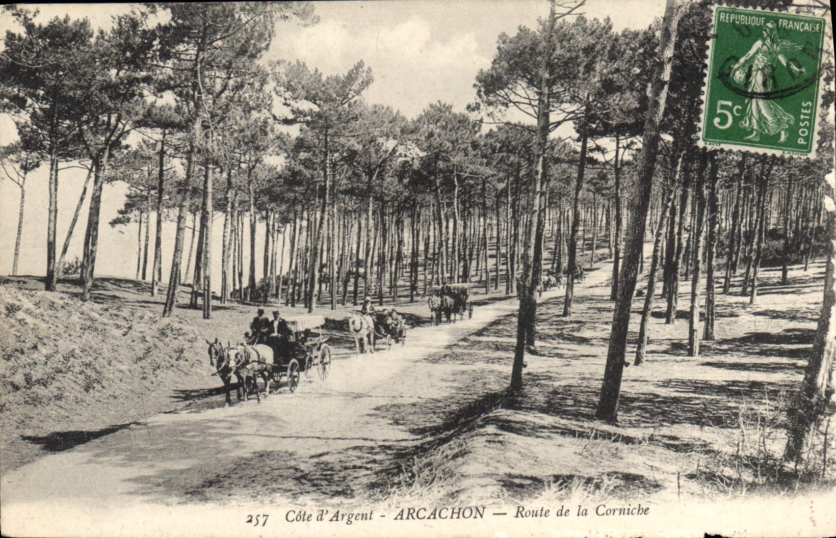 Côte d'Argent - ARCACHON — Route de la Corniche — Léo Noven, phot. n°257