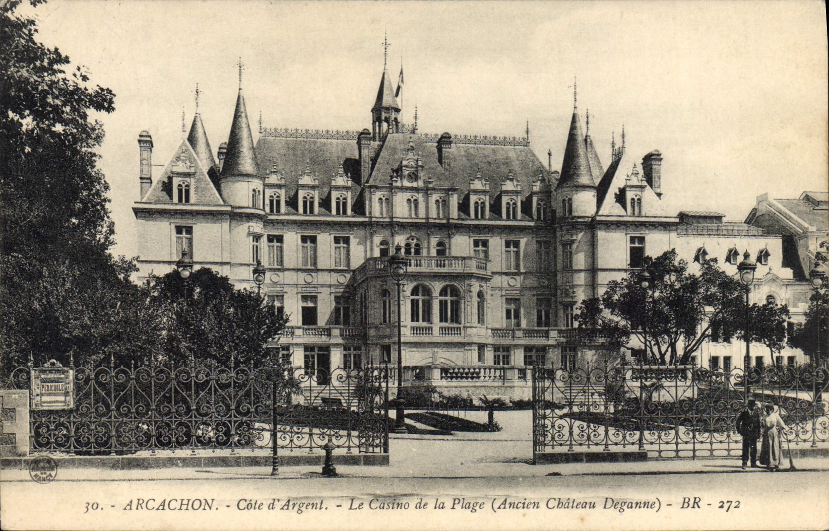Arcachon - Côte d'Argent - Das Strandkasino (Ehemaliger Schloss Deganne) - BR - 272