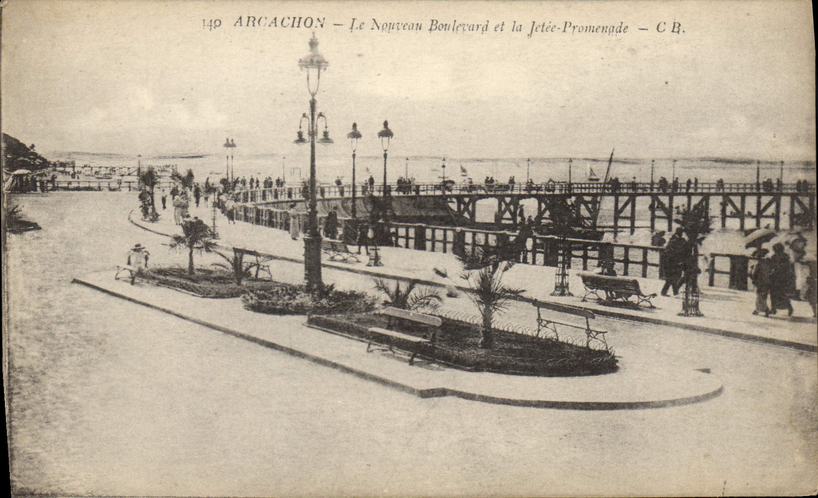 Arcachon — Le Nouveau Boulevard et la Jetée-Promenade — C.B. n°149