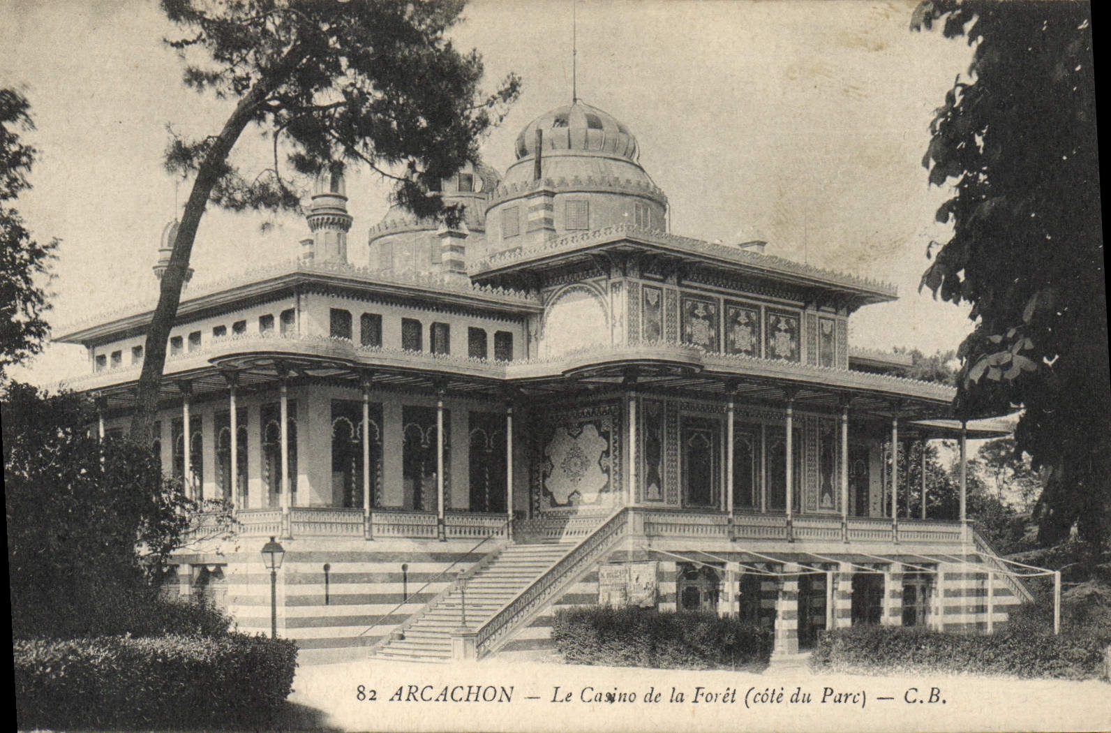 CPA Arcachon le Casino de la Foret Cote du Parc 