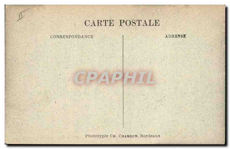 CPA Arcachon le Casino de la Foret Cote du Parc  — Rückseite