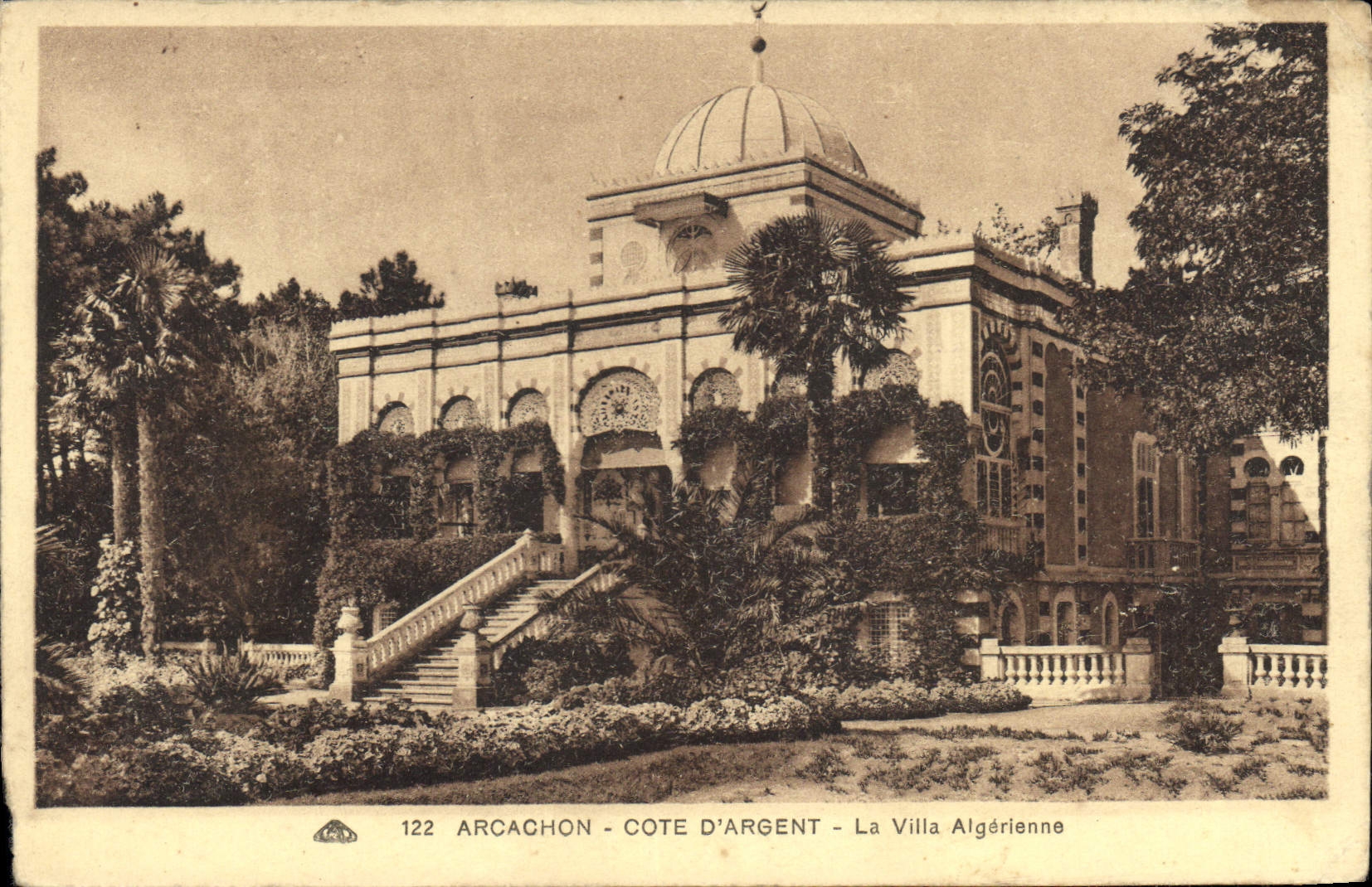 CPA Arcachon Cote d'Argent la Villa Algerienne 