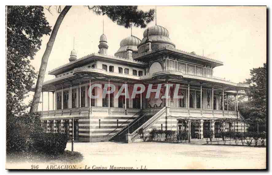 CPA Arcachon le Casino Mauresque 