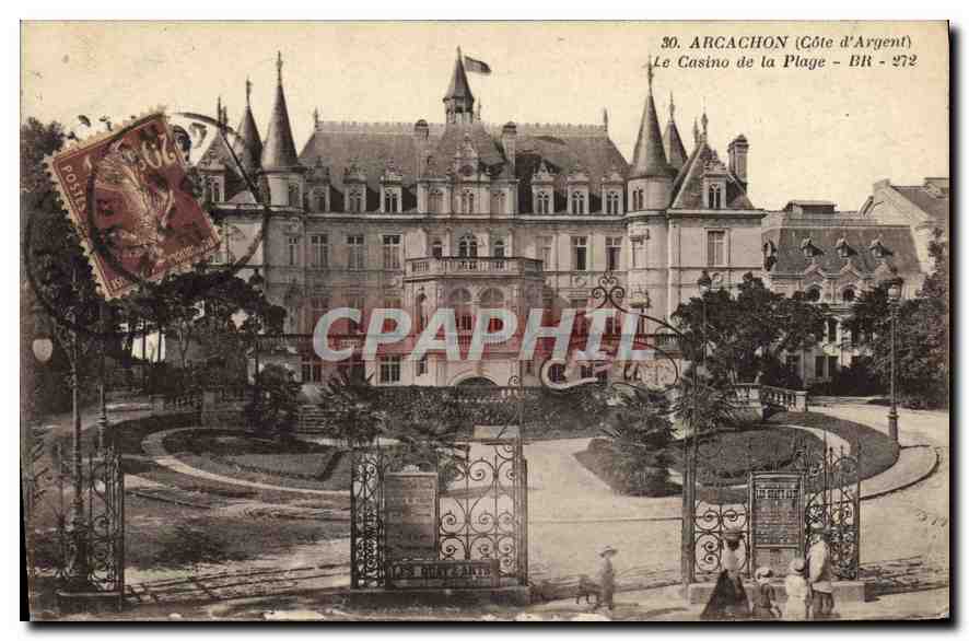 Arcachon (Côte d'Argent) — Le Casino de la Plage — éditeur BR - 272