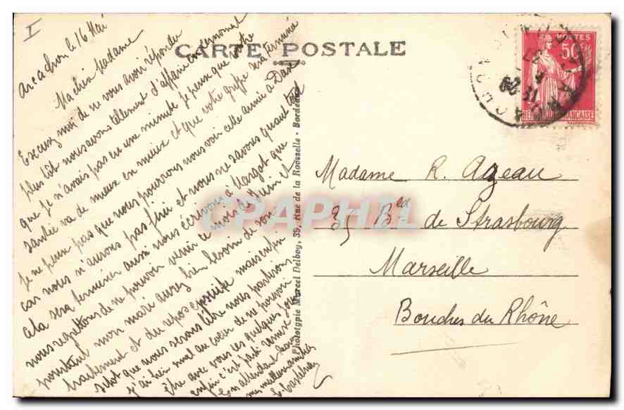 Arcachon (Gironde) - Casino de la Plage - M.D. — Rückseite