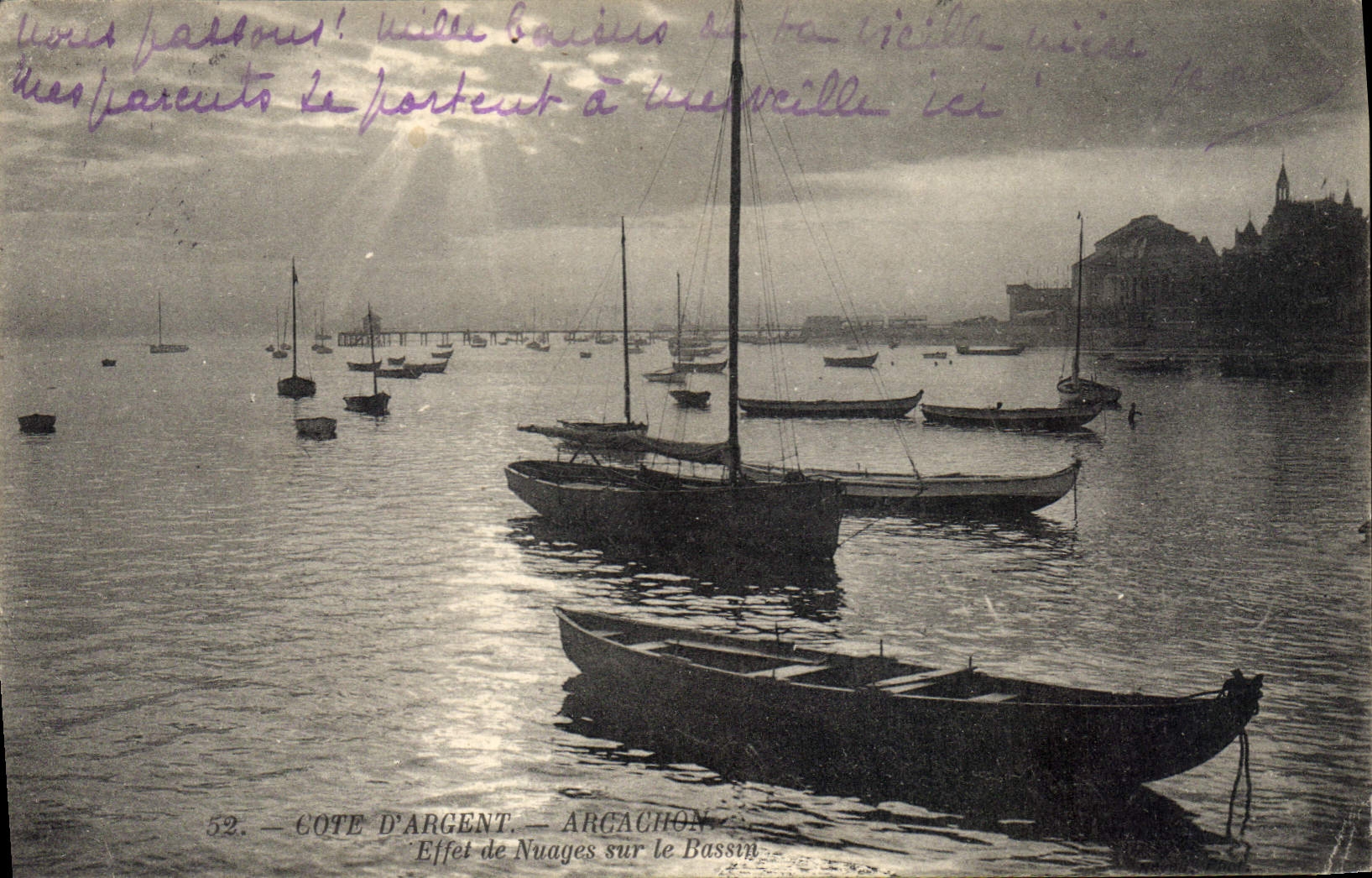 Côte d'Argent - Arcachon — Effet de Nuages sur le Bassin