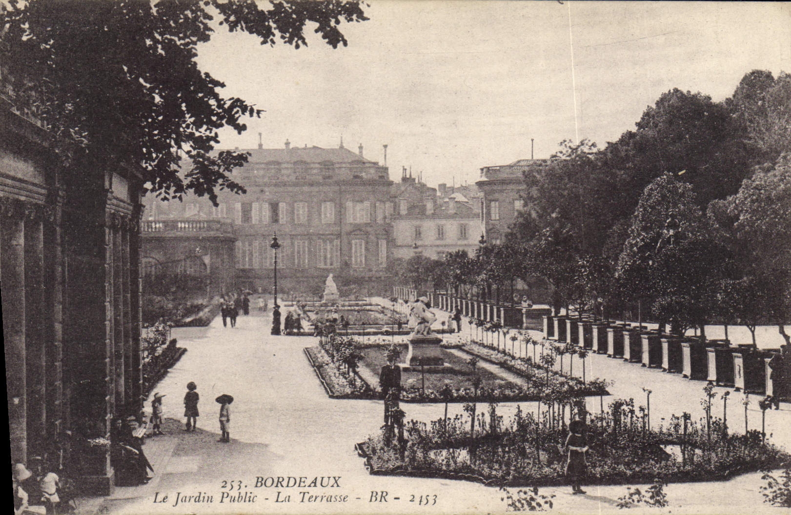 CPA Bordeaux le Jardin Public la Terrasse 