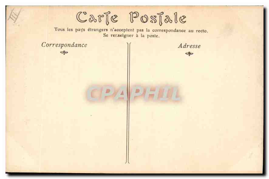 CPA Bordeaux la Porte Dijeaux  — Verso