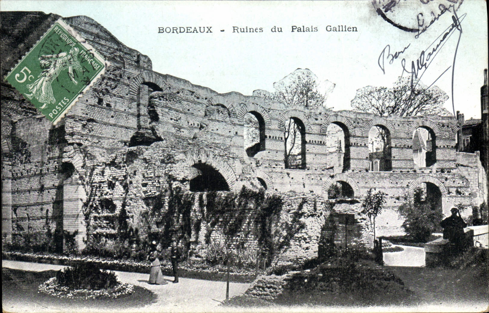 Bordeaux - Ruines du Palais Gallien — éditeur non identifié, n° de série non visible