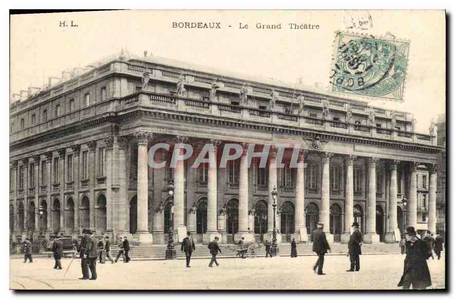 CPA Bordeaux le Grand Theatre 