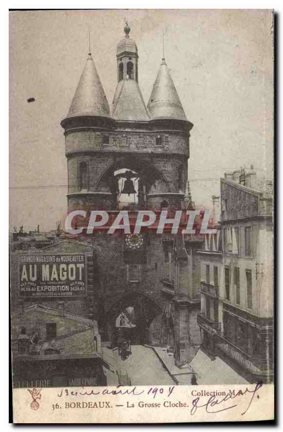 CPA Bordeaux la Grosse Cloche 