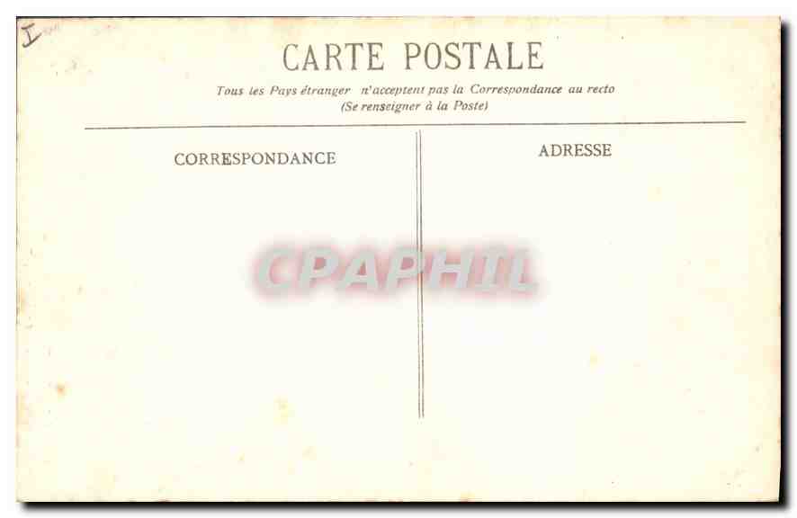 CPA Bordeaux les Fleches de la Cathedrale  — Verso