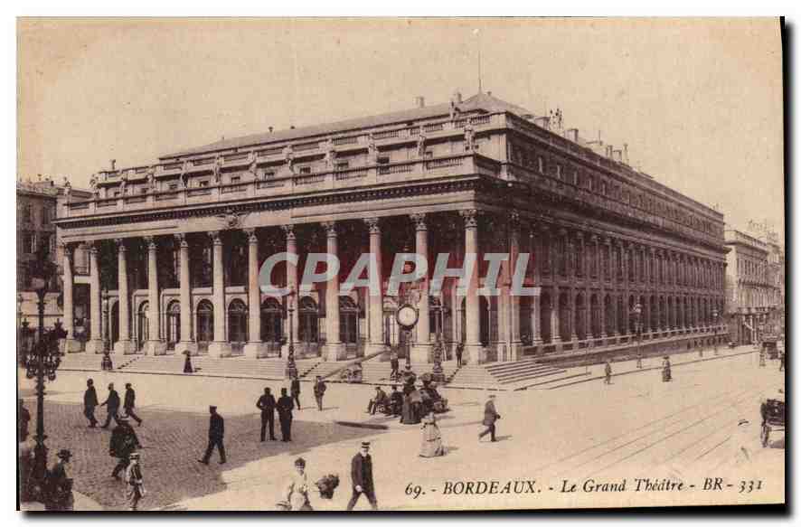 CPA Bordeaux le Grand Theatre 