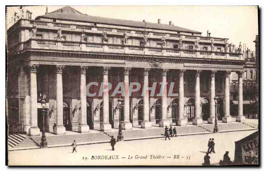 CPA Bordeaux le Grand Theatre 