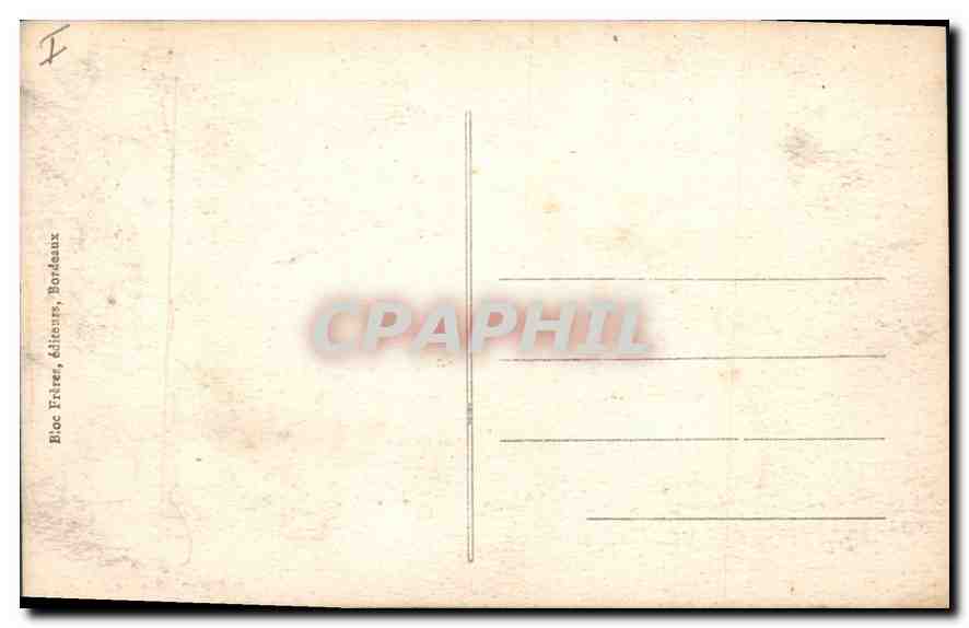 CPA Bordeaux vue generale  — Verso