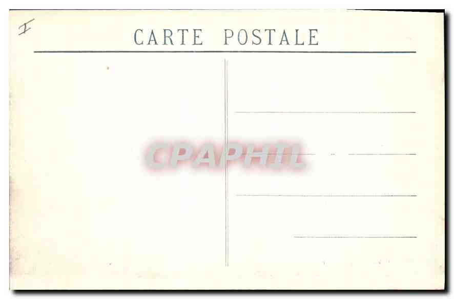 CPA Bordeaux les Allees de Tourny  — Verso