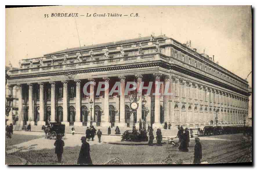 CPA Bordeaux le Grand Theatre 